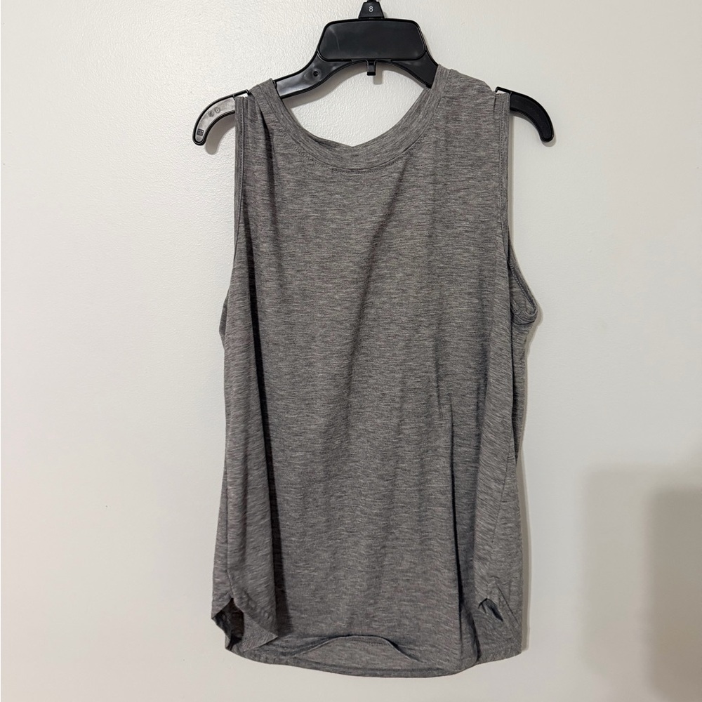 Gray Sleeveless Women's Tank Top